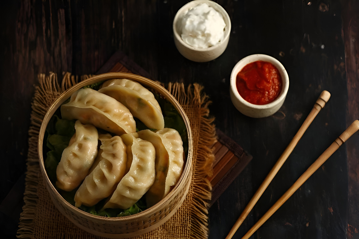 Champaran Chicken Suji Momos